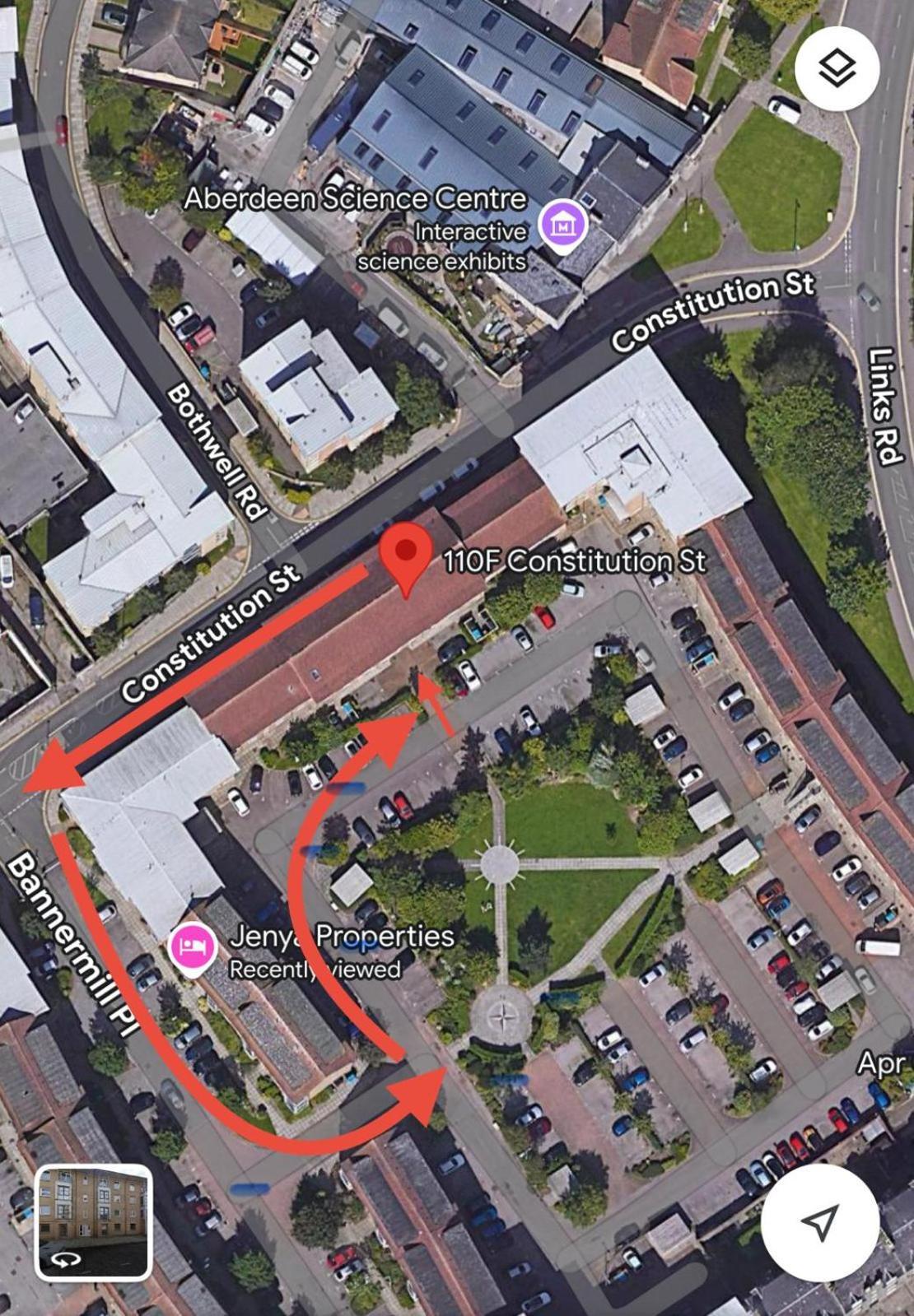 Comfortable, Self Contained 2 Double Beds Town Apartment Near Pittodrie Stadium Aberdeen Buitenkant foto